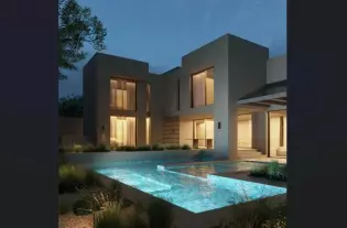 Вилла с видом на море и горы в La Nucia - IKL6885