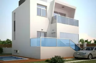 Вилла в два этажа с видом на горы в городе Busot - MBP6423