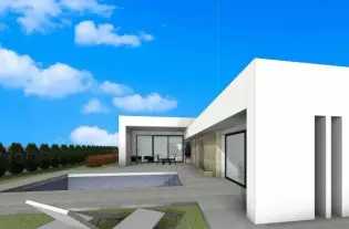 Вилла в современном стиле с большим участком в городе El Pinós - SME5243