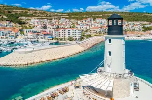 Новая квартира с одной спальней на Луштице