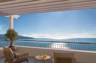 Новая квартира с тремя спальнями на Луштице