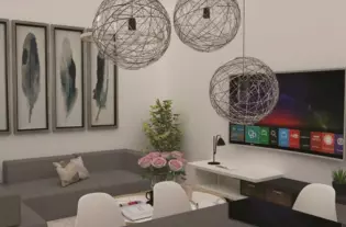 Квартира с двумя спальнями в Баре