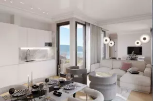 Квартира с одной спальней в Бечичи