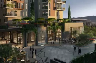 Квартира с двумя спальнями в Тивате