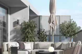 Квартира с одной спальней в Тивате