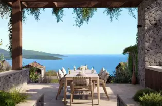 Новая вилла с тремя спальнями на Луштице