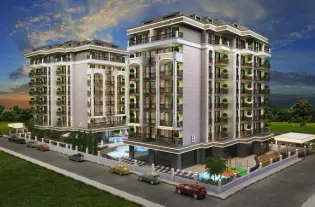 Роскошные квартиры в центре Алании (01005)