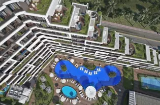 Квартиры и виллы в жилом комплексе от застройщика в Анталии (010161)