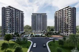 Новый комплекс в стадии строительства в г.Мерсин (008164)