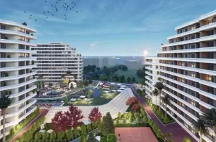 Апартаменты в современном комплексе с богатой инфраструктурой в городе Мерсин (009164)