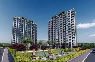 Новые квартиры на стадии строительства в Мерсине (008165)