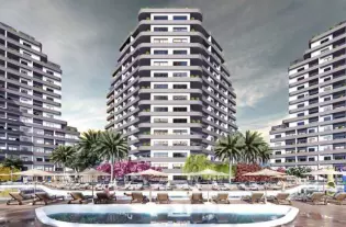 Квартиры в роскошном жилом комплексе, район Мезитли (020164)