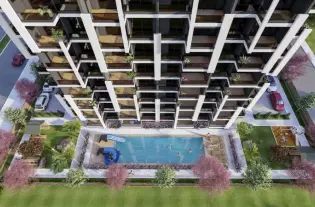 Cовременные квартиры в жилом комплексе, Эрдемли (008271)