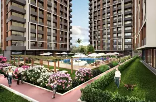 Новый жилой комплекс класса люкс с собственной инфраструктурой в районе Эрдемли (023164)