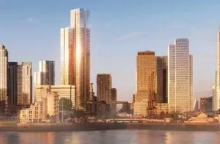 Квартира с видом на центр Лондона (001283)