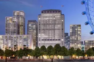 Квартира в жилом комплексе возле набережной Лондона (003283)