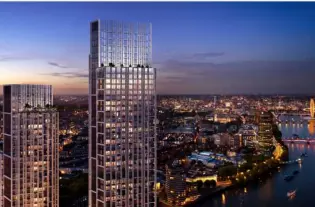 Роскошный жилой комплекс с панорамными видами на Лондон (014283)