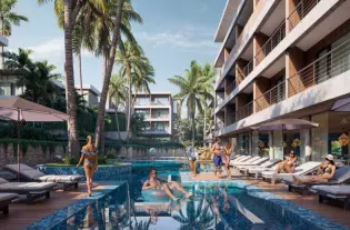 Комплекс апартаментов на берегу океана в престижном районе Букит (001388)