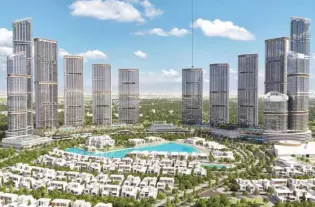 Апартаменты в новом высотном комплексе, Дубай (002495)