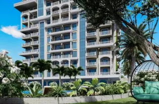 Проект в Авсалларе. Вид на море из всех квартир! (01314)