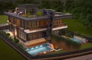 Вилла у моря в Авсалларе, Алания (00743)