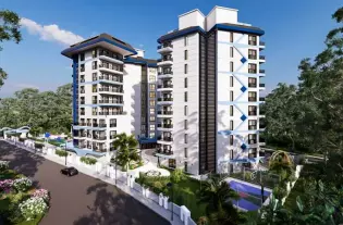 Квартиры недалеко от центра самого быстроразвивающегося района Авсаллар (002249)