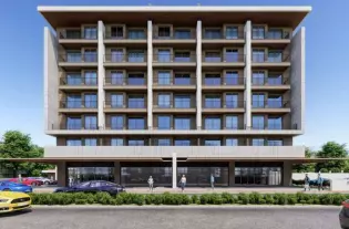 Квартиры 1+1 на продажу в строящемся жилом комплексе в районе Авсаллар (00677)