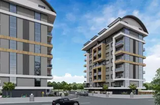 Отличная инвесторская квартира в уютной резеденции в районе Авсаллар (17400)