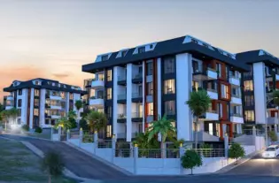 Квартиры в центре Алании в жилом комплексе от застройщика (010113)