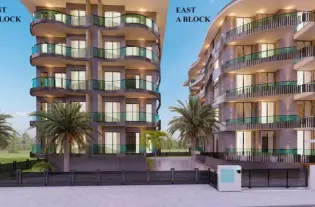 Комфортабельная квартира от инвестора в жилом комплексе в центре Алании (21900)