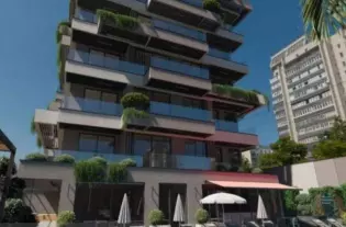 Квартира в 300 метрах от моря в жилом комплексе в центре Алании (34100)