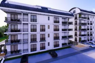 Роскошный жилой комплекс в самом сердце Алании, у пляжа Клеопатра (012460)