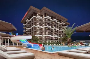 Апартаменты на продажу в комплексе от застройщика, Газипаша (004478)