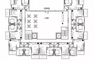 Уютная квартира в жилом комплексе на этапе строительства в Газипаша (31100)