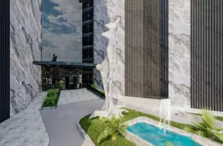 Резиденция в Газипаше: квартира 1+1 с инфраструктурой отдыха и СПА (42400)