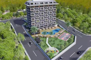 Современные апартаменты у моря в Пазарджи (011480)