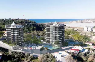 Квартиры в Алании, тихий район Демирташ (009293)