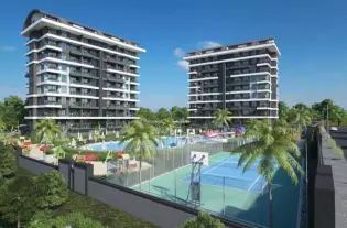 Квартиры в новом жилом комплексе от застройщика в районе Демирташ (010293)