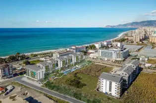 Квартиры у моря в Каргыджаке. Свой пляж и пирс! (01012)