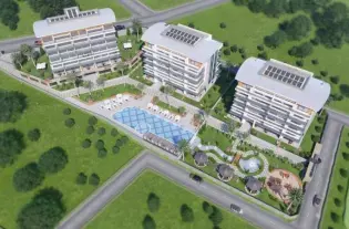 Просторные квартиры в готовом жилом комплексе в районе Каргыджак (021437)