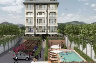 Квартиры от застройщика в районе Кестель рядом с морем (00498)