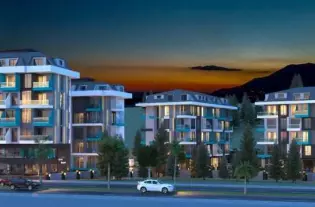 2+1 пентхаус от инвестора в центре Алании, пляж Клеопатра (13600)