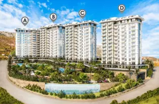 Новые квартиры в Алании, район Махмутлар (026398)