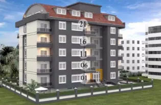 Новая квартира 1+1 по сниженной цене, центр Махмутлара (0020005)