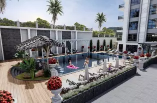 Апартаменты премиум класса от застройщика, район Махмутлар (016442)