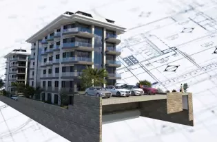 Квартиры премиум-класса в Махмутларе от застройщика (033398)