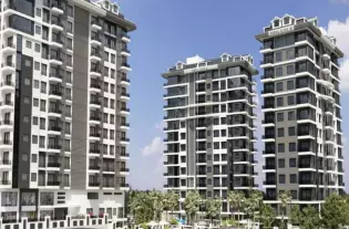 Квартира 2+1 в жилом комплексе класса люкс, Махмутлар (05300)