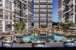 Квартиры лофт в жилом комплексе в прекрасном районе города Аланья - Mахмутлар (001254)