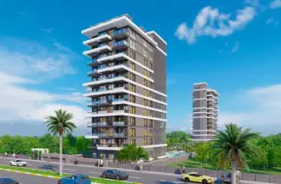 Жилой комплекс в живописном районе Аланьи, Махмутлар (001202)