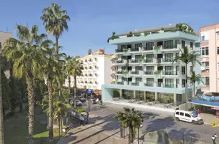 Современный жилой комплекс в 100 метрах от моря в районе Оба (003182)